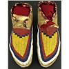 Image 1 : C. 1870-1890 Assiniboine Beaded Moccasins