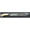 Image 1 : Stag handled large chip point bowie