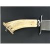 Image 2 : Stag handled large chip point bowie
