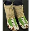 Image 1 : C. 1890's Plains high top hard sole moccasins