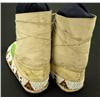 Image 4 : C. 1890's Plains high top hard sole moccasins