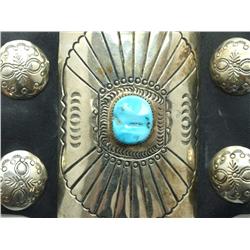 Nicely accomplished sterling silver and turquoise