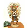 Image 2 : Museum quality display of 2 hand carved Kachinas