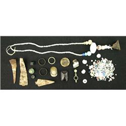 Collection of artifacts found at Ft. Buford ND