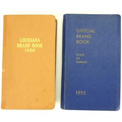 1965 Louisiana Brand Book and 1955 Kansas