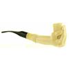 Image 2 : Excellent bone ivory carved smoking pipe