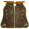 Image 1 : Victor Ario Great Falls MT Leather Batwing Chaps