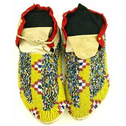 1890's Sioux Child's Moccasins