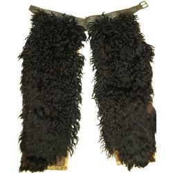 Superb Long Black Woolie Chaps