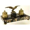 Image 1 : Fine 19th C. gilded bronze and marble desk set