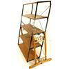 Image 1 : Rare C.1890 folding adjustable shelf to table rack