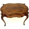 Image 1 : Fine 19C. Mahogany Turtle Top table