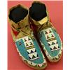 Image 1 : C. 1880--1890's Plains moccasins fully beaded