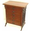 Image 1 : Unique mahogany 6 drawer map style case