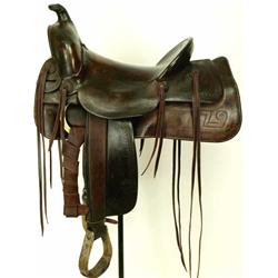 Miles City Saddlery stamped saddle