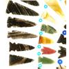 Image 2 : Framed collection of 92 arrowheads