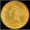 Image 1 : 1907 $10 gold coin.