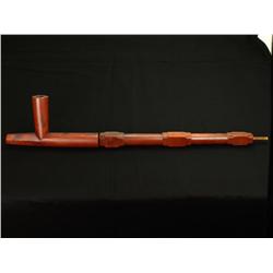 C. 1890's fine Sioux catlinite pipe