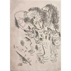 Shepherd by Reuven Rubin