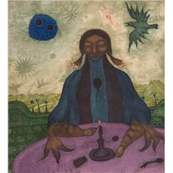 Brauers Liedermappe - A Portfolio of Ten Original Color Etchings and Aquatints with Text by  Erich (