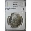 Image 1 : 1881S Morgan $  NGC62PL reverse is a 64