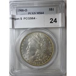 1900O Morgan $  PCGS64