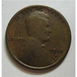 1914D Lincoln penny VG  nice color