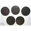 Image 2 : 1832-33-35 G-1837-38 VG large pennys