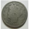 Image 1 : 1886 V Nickel  solid rim VG