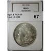 Image 1 : 1921S Morgan $  NGC65   RARE