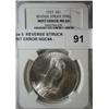 Image 1 : 1923 Peace $  REVERSE STRUCK THRU  MINT ERROR NGC64