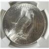 Image 2 : 1923 Peace $  REVERSE STRUCK THRU  MINT ERROR NGC64