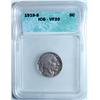 Image 1 : 1919S Buffalo nickel  ICG20. Horn very weak but all there