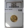 Image 1 : 1886S $5 GOLD  NGC61