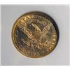 Image 3 : 1886S $5 GOLD  NGC61