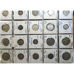 Book of foreign coins all silver totals over 15 oz of silver