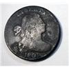 Image 1 : 1801 3 error reverse and die state B heavy cracks large cent,moderate corrosion