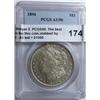 Image 1 : 1894 Morgan $  PCGS50. The best way to buy this coin.slabbed by PCGS