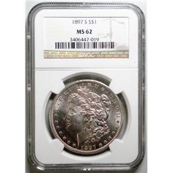 1897S Morgan $   NGC62
