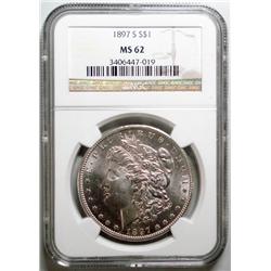 1897S Morgan $   NGC62