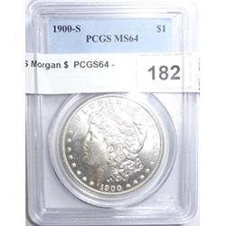 1900S Morgan $  PCGS64