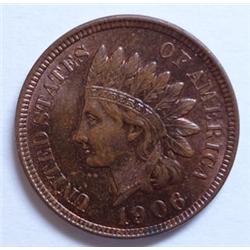 1906 Indian penny  MS64/65 R/B