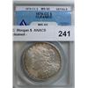 Image 1 : 1878CC  Morgan $  ANACS MS60 cleaned