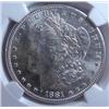 Image 2 : 1881S Morgan $  NGC65+