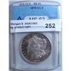 Image 1 : 1878CC Morgan $  ANACS63 lite toning  graded right