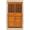 Image 1 : Country Store Two Piece Oak Spool Cabinet