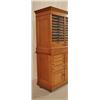 Image 5 : Country Store Two Piece Oak Spool Cabinet