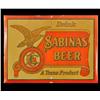 Image 1 : Sabinas Beer Pre-Prohibition Lone Star Tin Sign