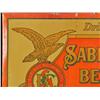 Image 2 : Sabinas Beer Pre-Prohibition Lone Star Tin Sign