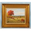 Image 1 : Don Warren Texas Fall Scene Oil Painting 16X20